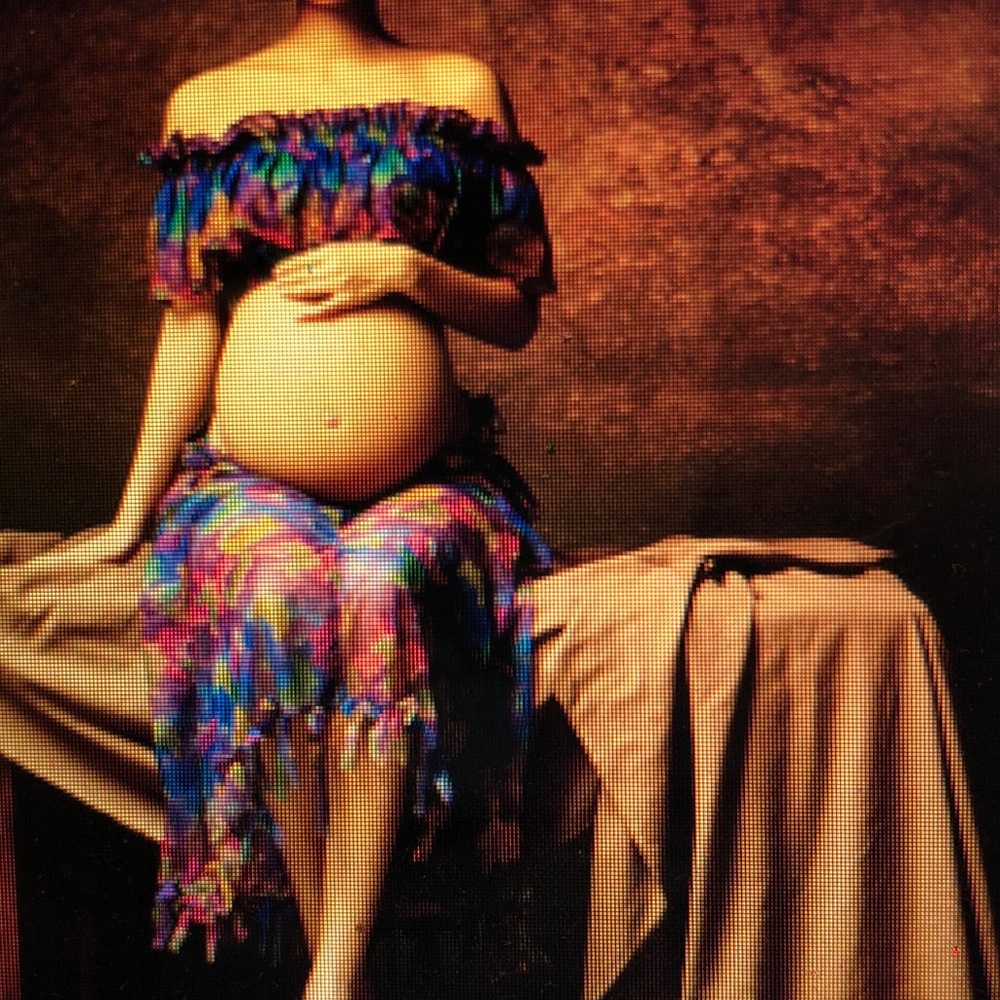 Beautiful maternity photoshoot gown